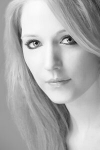 Artistic headshot in black and white Toronto